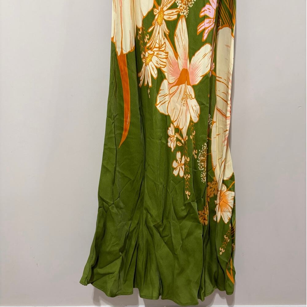 Farm Rio x Anthropologie Maxi Slip Dress Wildflower - Size XS - Picture 5 of 9